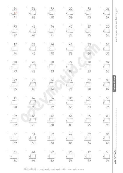 2.Sınıf Ekleneni Bulma