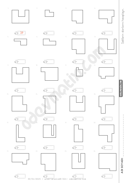 4.Sınıf Alan Hesaplama